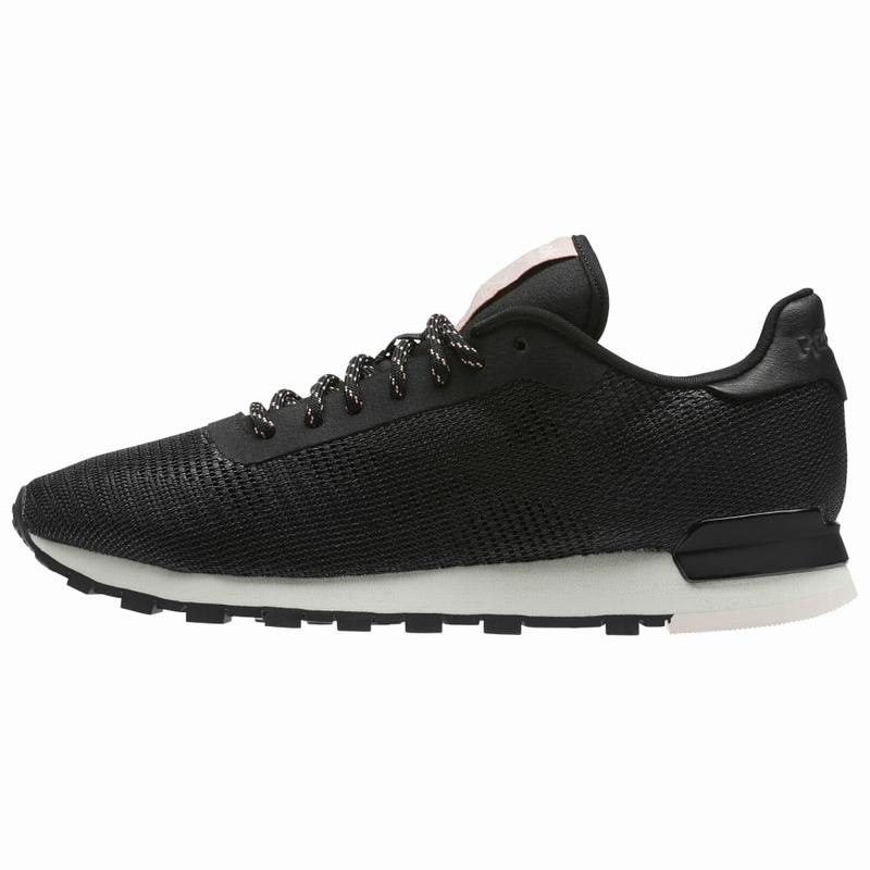 Tenisi Reebok Classic Leather Flexweave Dama Negrii Romania BL9224TX
